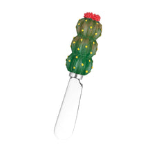 Load image into Gallery viewer, 4-Piece Cactus Cheese Spreaders Set with 1 Cactus Base