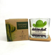 Load image into Gallery viewer, Cactus Flower &amp; Jade Soy Wax Candle - Saguaro 10oz
