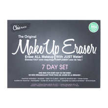 Load image into Gallery viewer, Chic Black 7-Day Set of MakeUp Erasers