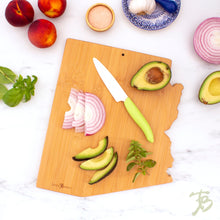 Load image into Gallery viewer, Arizona Etched Bamboo Cutting and Serving Board