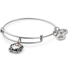 Load image into Gallery viewer, Alex and Ani Crab Charm Bangle