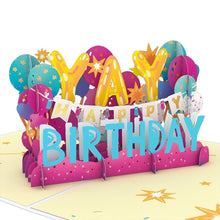 Load image into Gallery viewer, Birthday Celebration 3D Card