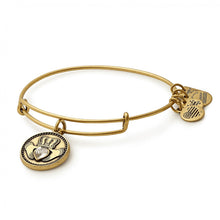 Load image into Gallery viewer, Alex and Ani Claddagh Charm Bangle