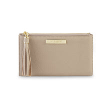 Load image into Gallery viewer, Tassel Fold Out Purse - Taupe
