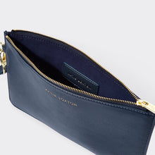 Load image into Gallery viewer, Zana Wristlet Pouch - Navy

