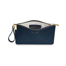 Load image into Gallery viewer, Secret Message Pouch - Heart of Gold/To My Wonderful Mom Navy Blue