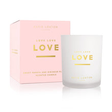 Load image into Gallery viewer, Love Love Love Candle - Sweet Papaya and Hibiscus Flower