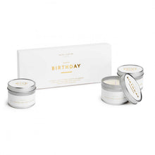 Load image into Gallery viewer, Trio Candle Box - Happy Birthday Candle Gift Box