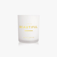 Load image into Gallery viewer, Life is Beautiful Candle - Grapefruit and Pink Peony
