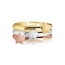 Load image into Gallery viewer, Florence Set of 3 Star Rings
