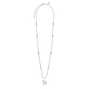 Wellness Gems -  Amazonite Necklace Silver