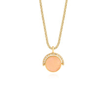 Load image into Gallery viewer, Positivity Pendants - Live Love Sparkle Gold Necklace