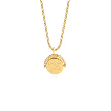 Load image into Gallery viewer, Positivity Pendants - Live Love Sparkle Gold Necklace