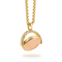 Load image into Gallery viewer, Positivity Pendants - Live Love Sparkle Gold Necklace