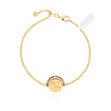 Load image into Gallery viewer, Positivity Pendants - Keep On Shining Gold Bracelet
