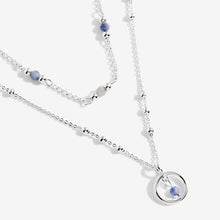 Load image into Gallery viewer, Bohemia -  Blue Lace Agate Necklace - Silver
