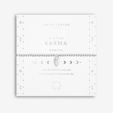 Load image into Gallery viewer, Affirmation Crystal A Little 'Karma' Bracelet - Howlite