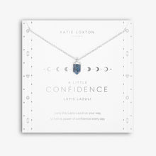Load image into Gallery viewer, Affirmation Crystal A Little &#39;Confidence&#39; Necklace - Lapis Lazuli

