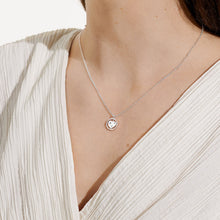 Load image into Gallery viewer, Sentiment Spinners - Friendship Silver Necklace