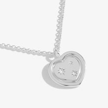 Load image into Gallery viewer, Sentiment Spinners - Friendship Silver Necklace