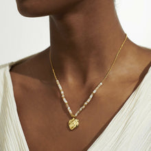 Load image into Gallery viewer, Summer Solstice - White Shell Gold Necklace