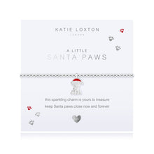 Load image into Gallery viewer, Kids Collection - A Little Santa Paws Bracelet