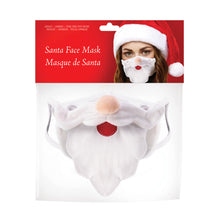 Load image into Gallery viewer, Santa Face Mask
