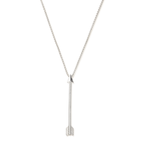Arrow Adjustable Necklace - .925 Sterling Silver