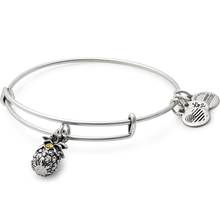 Load image into Gallery viewer, Alex and Ani Pineapple Charm Bangle
