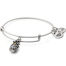 Load image into Gallery viewer, Alex and Ani Pineapple Charm Bangle