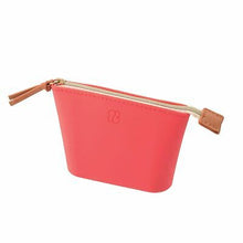 Load image into Gallery viewer, Lihit Lab Bloomin Soft Silicone Zippered Pouch Small - Poppy Red