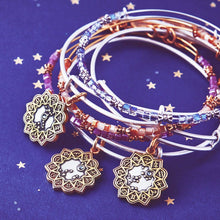 Load image into Gallery viewer, Alex and Ani Virgo Two Tone Charm Bangle