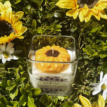 Load image into Gallery viewer, Golden Sunflower Soy Wax Candle - 10oz
