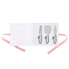 Load image into Gallery viewer, Cardboard Book Set - Gourmet Cheese Knives Set
