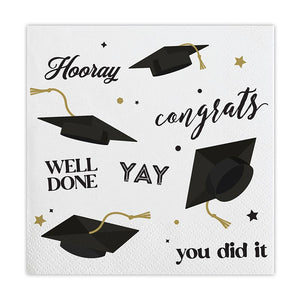 Cocktail Napkins - Graduation Multi