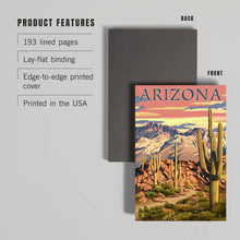 Load image into Gallery viewer, Arizona, Desert Cactus Trail Sunset - Premium Journal

