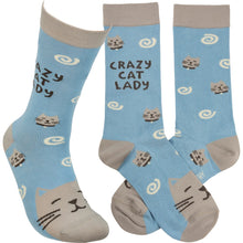 Load image into Gallery viewer, Socks - Crazy Cat Lady
