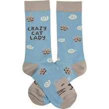 Load image into Gallery viewer, Socks - Crazy Cat Lady

