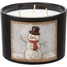 Load image into Gallery viewer, Snowman Jar Candle - Sugar Cookie Scent
