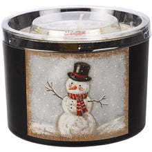 Load image into Gallery viewer, Snowman Jar Candle - Sugar Cookie Scent
