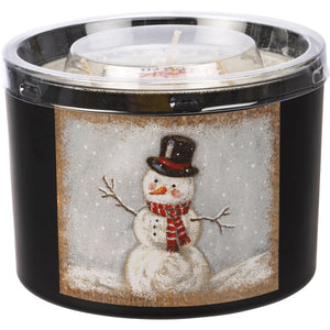 Snowman Jar Candle - Sugar Cookie Scent