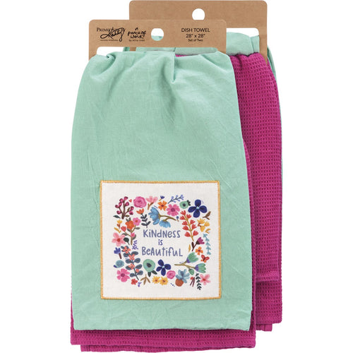 Kindness Is Beautiful - Dish Towel Set