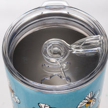 Load image into Gallery viewer, Bee Happy Coffee Tumbler
