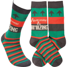 Load image into Gallery viewer, Socks - Awesome &amp; Amazing
