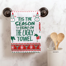 Load image into Gallery viewer, Tis The Season To Bring The Ugly Towel - Dish Towel
