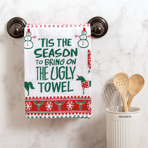 Tis The Season To Bring The Ugly Towel - Dish Towel