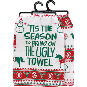 Tis The Season To Bring The Ugly Towel - Dish Towel