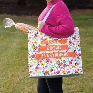 Market Tote - Love Grows Everywhere