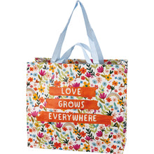 Load image into Gallery viewer, Market Tote - Love Grows Everywhere
