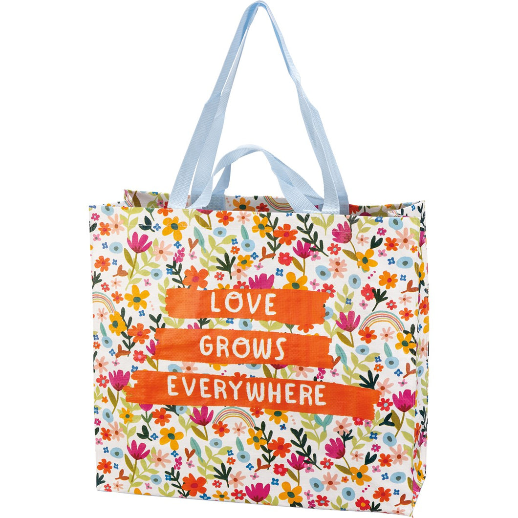 Market Tote - Love Grows Everywhere